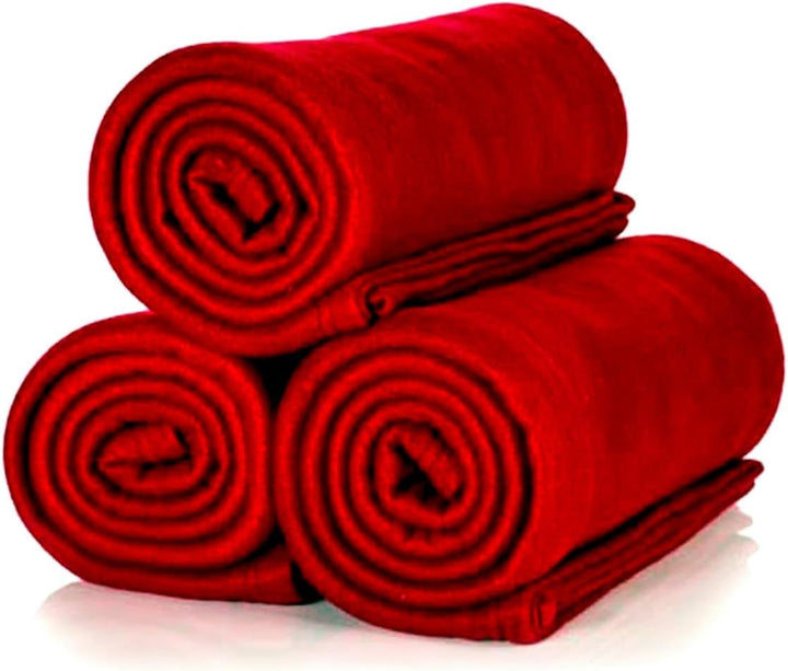 ALCLEAR 3 StÃ¼ck Oeko Tex Fleecedecken, Farbe: Anthrazit, Tolle GrÃ¶ÃŸe 130X160 Cm, Ãœber 200 G/M2, Sofadecke Couchdecke Wohndecke, Picknickdecke SofaÃ¼berwurf Decke