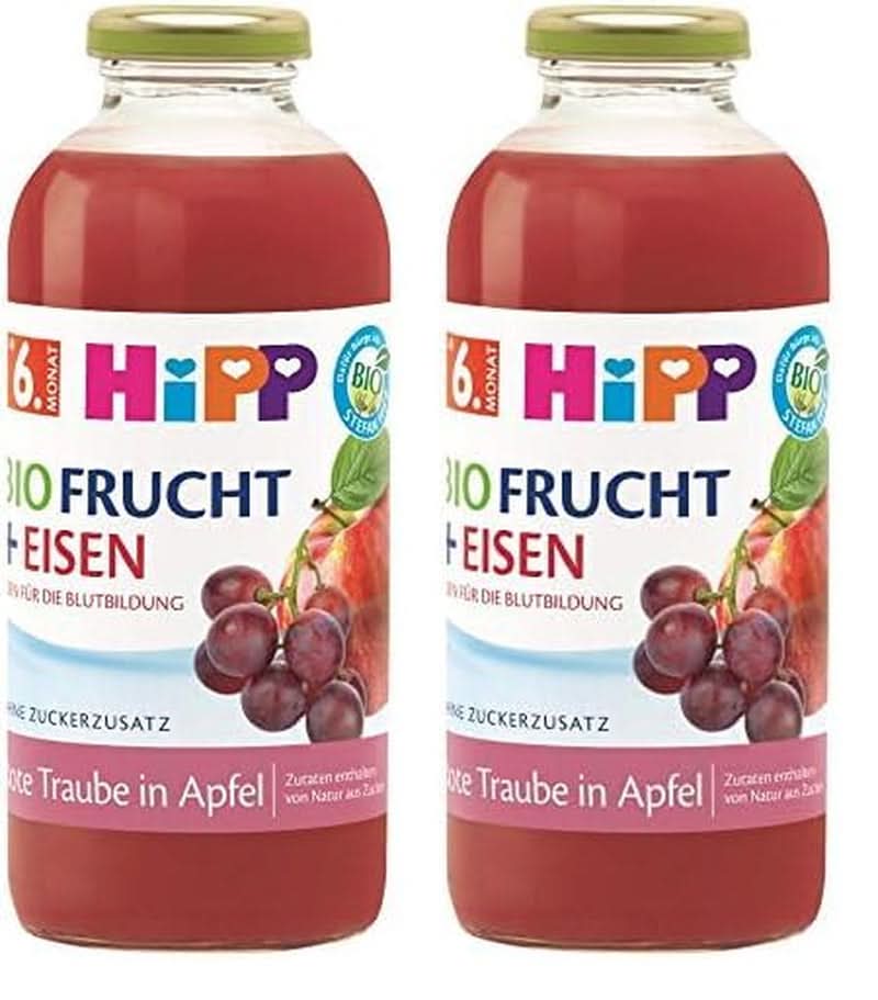 Hipp Bio-Fruchtsaft-Getränke +, Multifrucht Mit Vitamin C, 6Er Pack (6 X 0,5L)