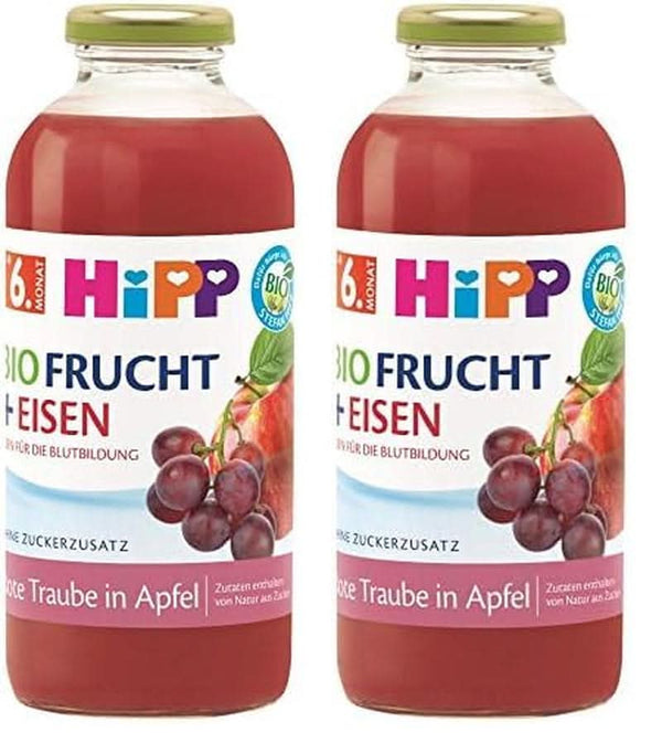 Hipp Bio-Fruchtsaft-Getränke +, Multifrucht Mit Vitamin C, 6Er Pack (6 X 0,5L)