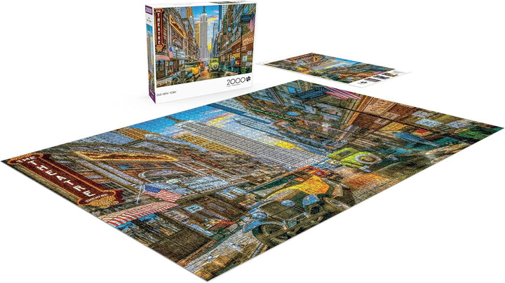 Buffalo Games - Vechiul New York - puzzle jigsaw 2000 piese