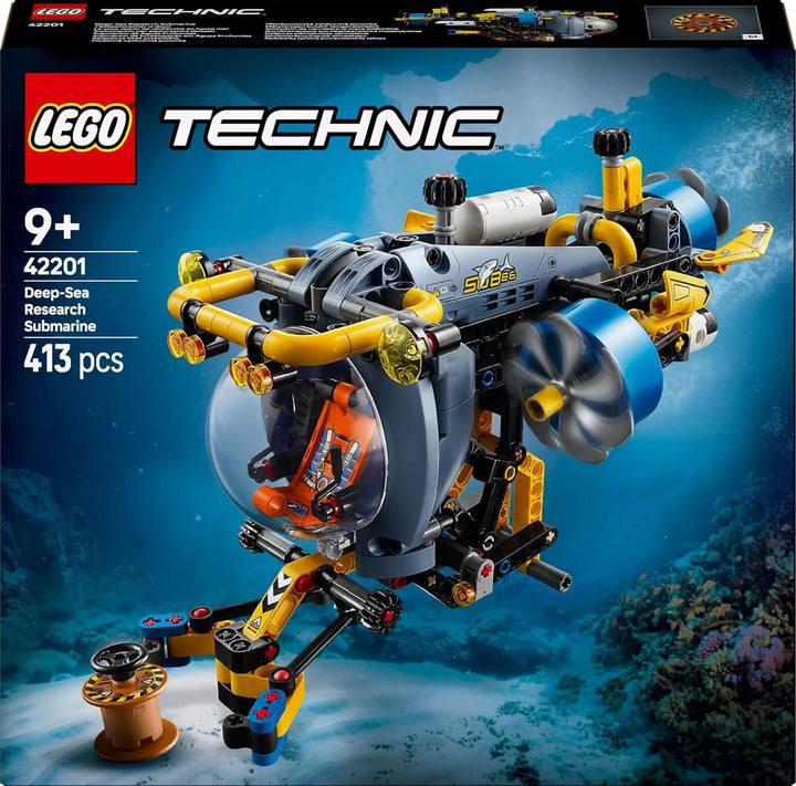 Submarin LEGO Technic Deep Sea Explorer, jucărie de construit pentru copii, băieți și fete de la 9 ani, idei creative de cadouri pentru ziua de naștere, vehicul construibil, cu elice rotative 42201