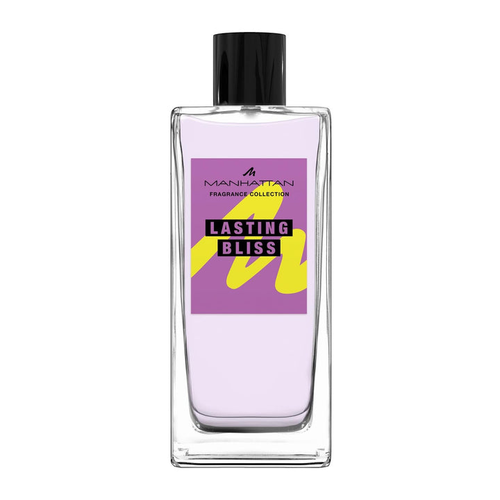 Manhattan Lasting Love Eau De Parfum, parfum floral de trandafir pentru femei cu coacăze negre, iasomie și mosc, 100 ml