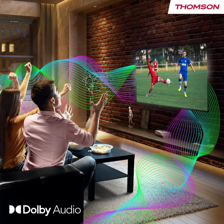 Thomson 32'' (80 Cm) HD – LED Fire TV – Alexa-Sprachsteuerung, Airplay-Unterstützung, Triple Tuner, Bluetooth, HDMI, Usb-Anschlüsse, AV in Und CI+ – 32HF2S34 – 2024
