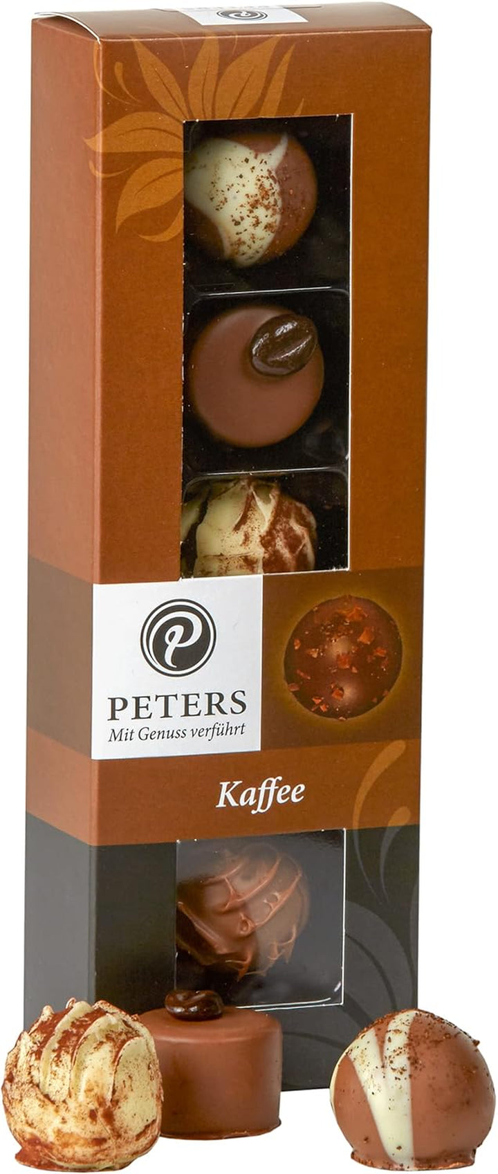 Peters Mit Genuss Verführt | 5Er Trüffel-Mischung | Hochwertige Pralinen Mit Alkohol | Pralinés | Geschenkidee | Schokolade | Geschenk | Pralinenschachtel | Made in Germany | 62G