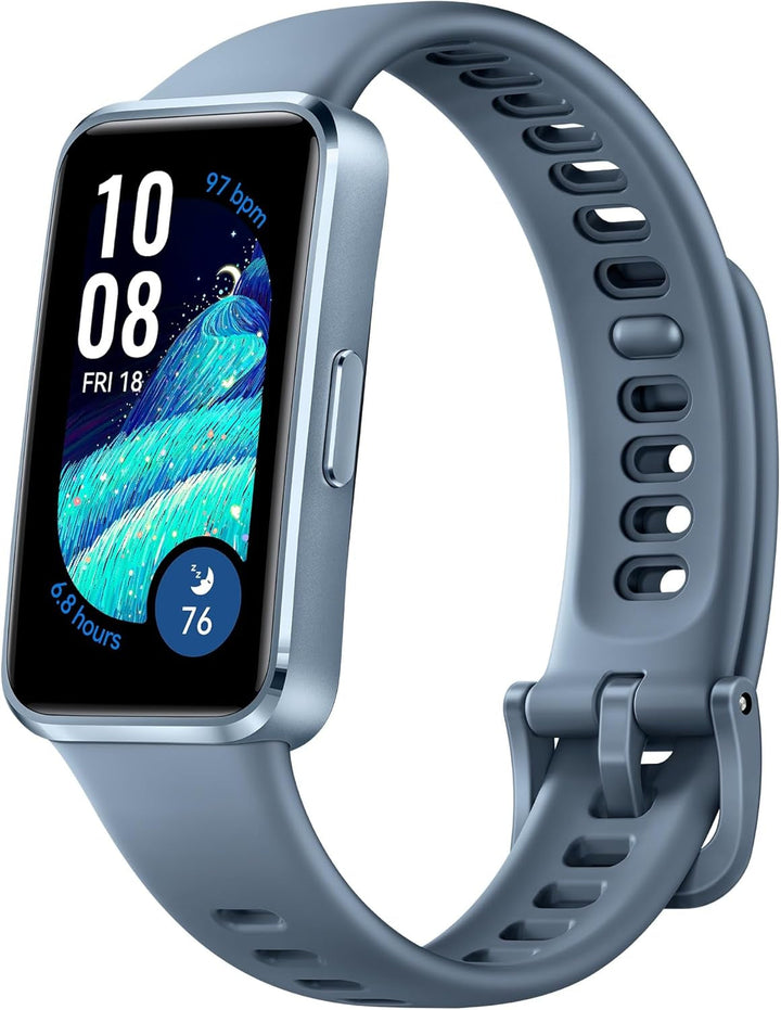 HUAWEI Band 10 Smartwatchï¼Œ Urmărire fitness cu suportKI, Analiză profesională a somnuluiï¼ŒMedia variabilității ritmului cardiac (HRV) în timpul somnului, Autonomie până la 14 zile, iOS & Androidï¼ŒBlack