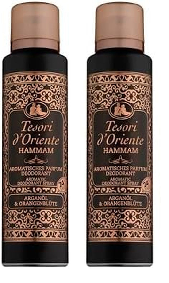 Deodorant parfumat aromatic TESORI D'ORIENTE „Byzantium” 150 ml, cu trandafir negru și labdanum, protecție 24 de ore, ritual de wellness pentru corp și simțuri