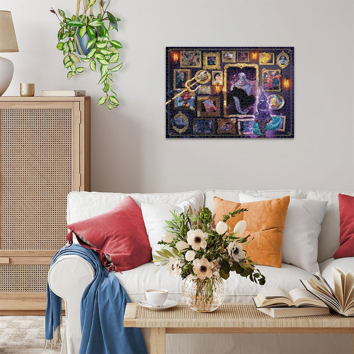 Ravensburger Puzzle 1000 piese 12000039 - Disney Villainous Ursula - Personajele populare din Ariel ca un puzzle pentru adulți și copii cu vârsta de 14 ani și peste