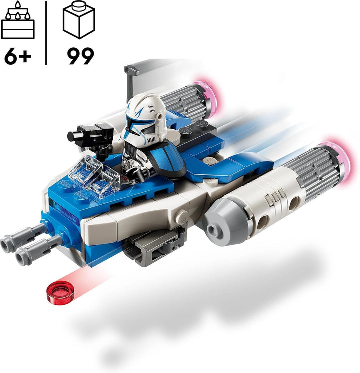 LEGO Star Wars Căpitanul Rex Y-Wing Microfighter, cărămizi construibile pentru nave stelare de colecționat, idee de cadou pentru băieți și fete cu vârsta de 6+ 75391