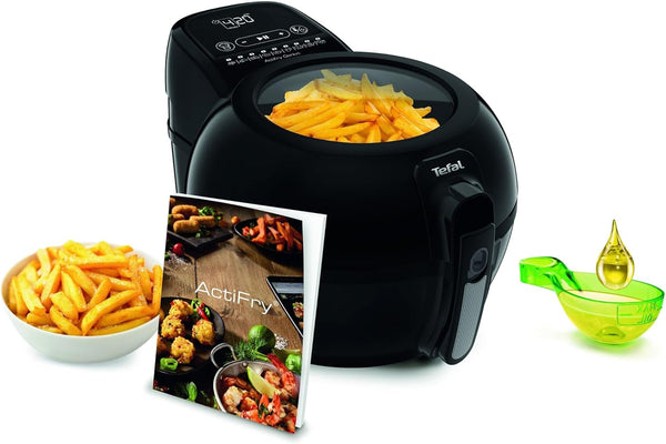 Tefal FZ7738 Actifry Genius+ Heißluftfritteuse | Airfryer Mit Rührarm, Kein Schütteln | 1500 W | 1,2 Kg Für 6 Personen | 9 Automatische Kochmenüs | ‎Energiesparend | Gesunde Friteuse Ohne Öl | Schwarz