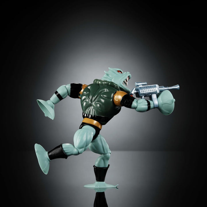 Masters of the Universe Origins Action Figure Leech din colecția de desene animate, aprox. 14 cm înălțime, monstru cu aspirație din serialul TV din anii 1980, design și accesorii cu multe detalii, JBM83