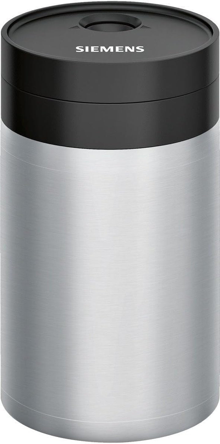 Siemens EQ.6 plus S300 mașină de cafea complet automată TE653501DE, profiluri de stocare, curățare cu abur, funcție de cană dublă, 1.500 wați, argintiu & TZ80009N Recipient izolat pentru lapte din oțel inoxidabil 0,5 litri