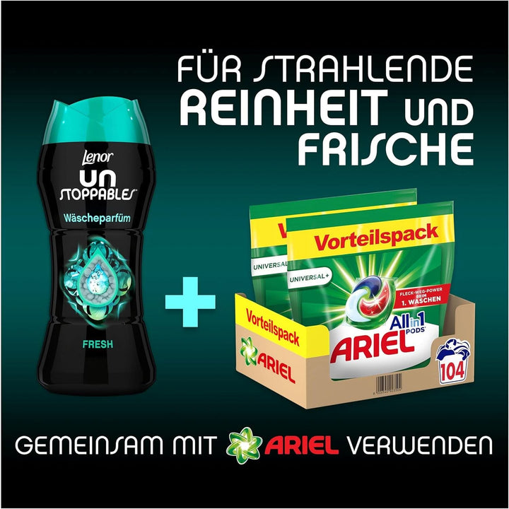 Lenor Unstoppables parfum de rufe Fresh 510G - Prospețime pentru toate textilele, chiar și pentru cele sport