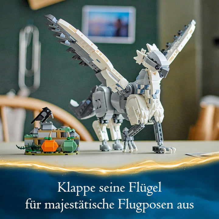 LEGO Harry Potter Hippogriff Buckbeak, jucărie creatură mitică de colecționat, set de joacă creativ pentru copii, cadou pentru băieți, fete și toți fanii 76427