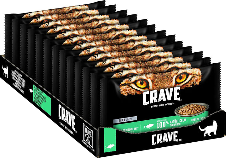 CRAVE Cat Portion Pouch Multipack Sos cu ton 13 X 4X85G