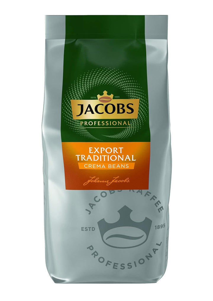 Jacobs Professional Le Grand Café Crema, Ganze Kaffeebohnen 1Kg, Mild, Intensität 2/5