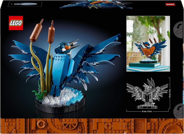 LEGO Icons Kingfisher Model Building Set pentru adulți, figură de pasăre pentru camera de zi sau birou, decorațiuni pentru casă și birou, cadou pentru iubitorii de păsări și ornitologi, femei și bărbați 10331