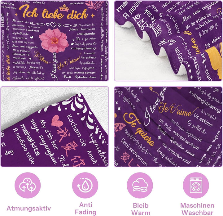 Geschenke FÃ¼r Mama, Jahrestagsgeschenk FÃ¼r Paare, Frauen Besond, Ehefrauen Schwestern Und MÃ¼tter, Geborgenheit Ideal FÃ¼r Muttertag, Valentinstag Und Weihnachten 50"X60"