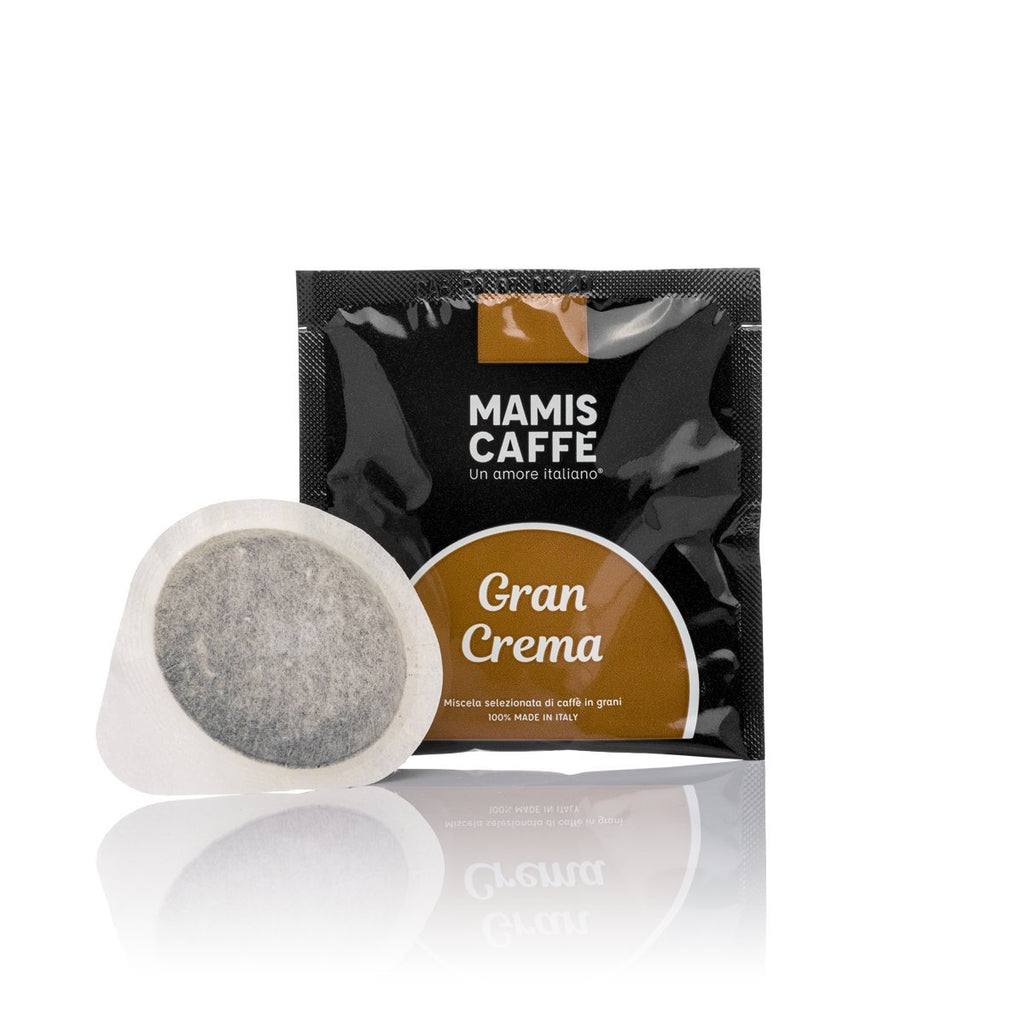 Mamis Caffè Gran Crema (1 Kg) - Ganze Espressobohnen - 100% Arabica-Bohnen - Fruchtiger, Schokoladiger, Leicht Süßer Geschmack - Mittlere Röstung Und Dicker Crema - Angebaut in Brasilien Und Kolumbien