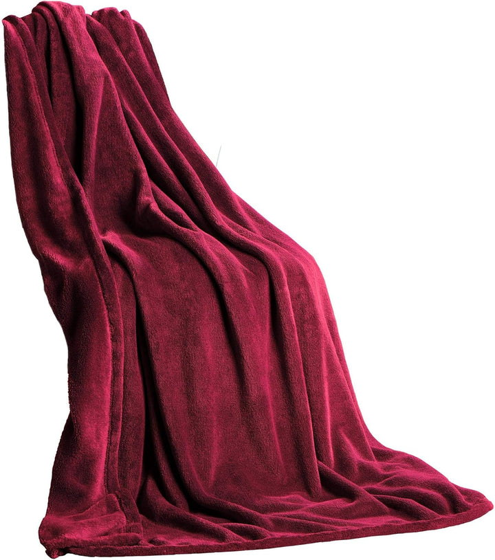 Celinatex Flauschige Kuscheldecke 150 X 200 Cm Bordeaux Decke Sofa Couch Wohndecke Weich Stars Mikrofaser Fleece Oeko-Tex Moonlight
