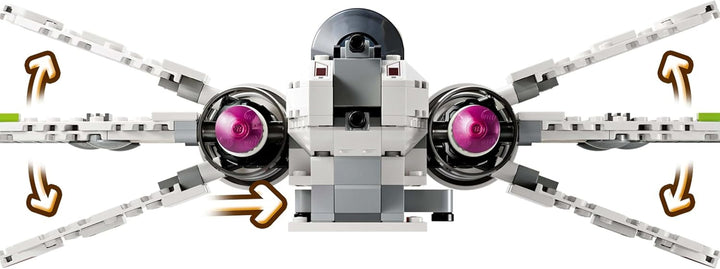 Jucărie LEGO Star Wars 75402 ARC-170 Starfighter cu 4 minifigurine, inclusiv pilot clonă și droid R4-P44, piesă de colecție, cadou pentru fanii Răzbunării Sith și băieți și fete cu vârsta de peste 9 ani