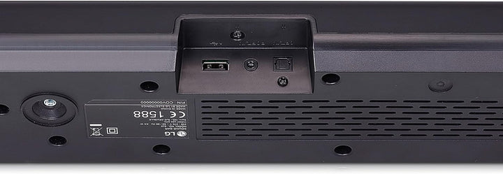 LG SQC4R 4.1 Soundbar (220W) Mit Kabellosem Subwoofer Und Rücklautsprechern (Adaptive Sound Control, Bluetooth), Schwarz