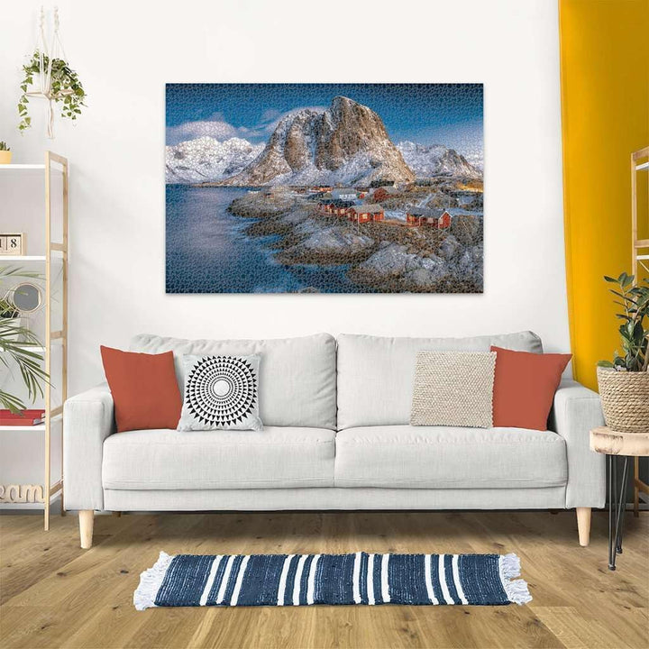 Ravensburger Puzzle 17081 - Hamnoy, Lofoten - Puzzle de 3000 de piese pentru adulți și copii de la 14 ani, puzzle cu motiv de peisaj din Norvegia