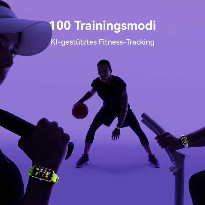 HUAWEI Band 10 Smartwatchï¼Œ Urmărire fitness cu suportKI, Analiză profesională a somnuluiï¼ŒMedia variabilității ritmului cardiac (HRV) în timpul somnului, Autonomie până la 14 zile, iOS & Androidï¼ŒBlack