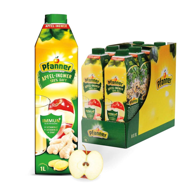 Pfanner Nectar de fructe cu căpșuni (8 X 1 litru) - 30 % conținut de fructe - băutură de căpșuni