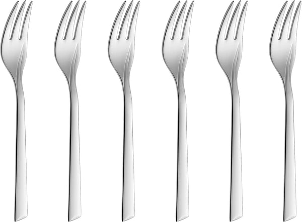 Gerlach Flames Besteck-Set 12 Personen Spülmaschinenfest Essbesteck Edelstahl Elegantes Tafelbesteck Messer Gabel Löffel Teelöffel Kuchengabel Soßenlöffel Kuchenspachtel Glänzend Rostfrei 68 Stk