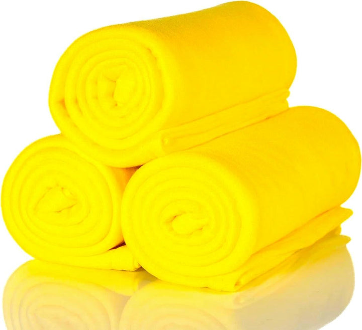 ALCLEAR 3 StÃ¼ck Oeko Tex Fleecedecken, Farbe: Anthrazit, Tolle GrÃ¶ÃŸe 130X160 Cm, Ãœber 200 G/M2, Sofadecke Couchdecke Wohndecke, Picknickdecke SofaÃ¼berwurf Decke