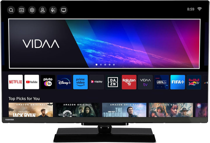 Toshiba 32LV3E63DAZ 32 Zoll Fernseher/Vidaa Smart TV (Full HD, HDR, Triple-Tuner, Bluetooth, Dolby Audio)