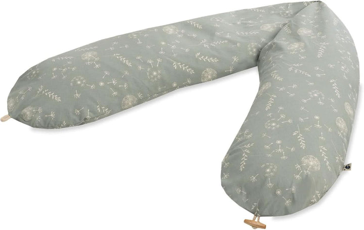 Julius Zöllner Organic Stillkissen Ca. 190 Cm | Füllung 42 Liter Eps-Mikroperlen | Made in Germany | Bezug Aus 100% Baumwolle | Oeko-Tex® Standard 100 | Flowery