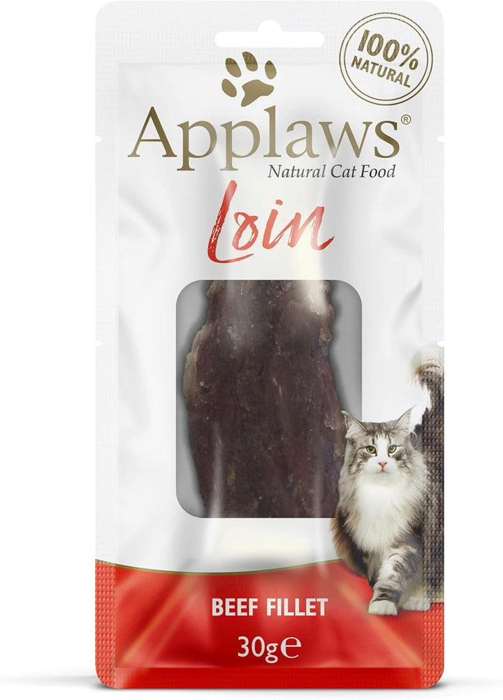 Applaws Natural Cat Treats, Snack pentru pisici cu lob întreg de ton, pungă de 30G (pachet cu 12 pungi)