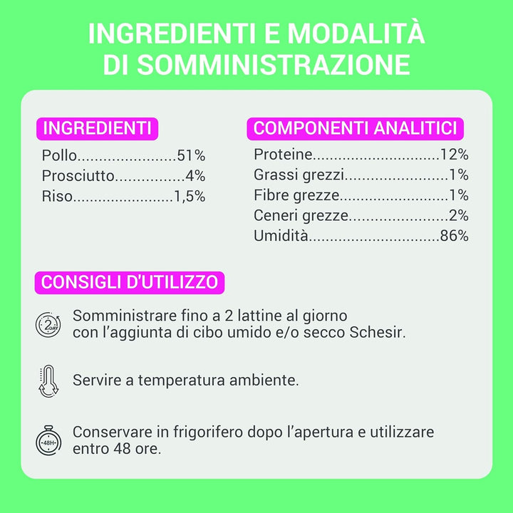 , File de pui cu șuncă în jeleu, Hrană umedă complementară pentru pisici, Rețetă originală, 100% naturală, 12 pungi a câte 70 g