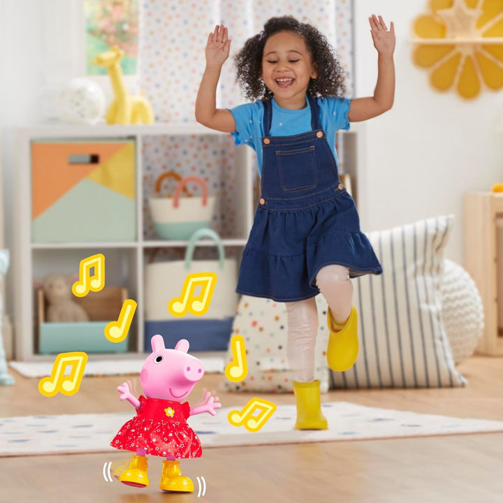 Păpușa Peppa Pig Peppa'S Mud Puddle Party - versiune germană, roz sau roz