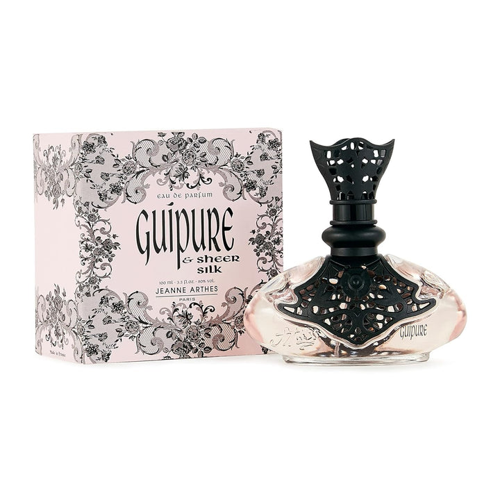 Parfum de damă Guipure Sheer and Silk, Apă de parfum, Atomizor, 100 ml, Fabricat în Franța de Grasse