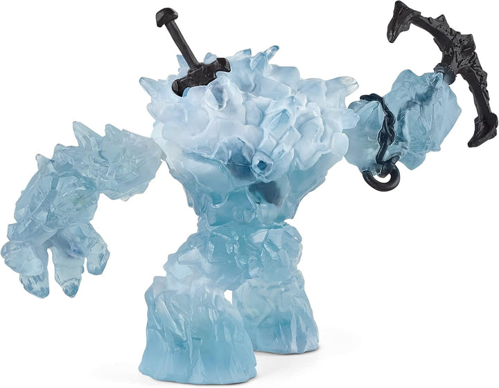 Schleich ELDRADOR CREATURES | Monstru de gheață 70146 | Figurină detaliată cu brațe și fălci mobile | Cadou minunat pentru fete și băieți | Jucărie de la 7 ani | 24 X 9 X 14 Cm