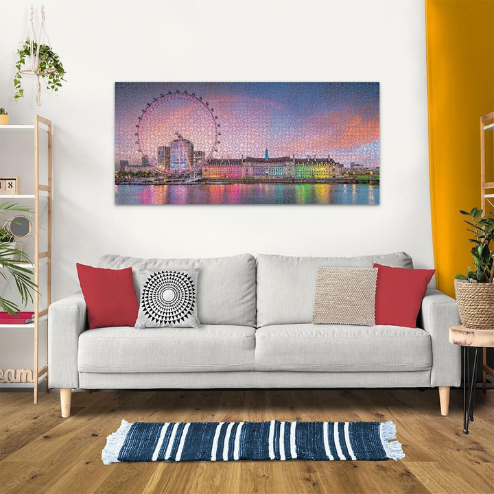 Ravensburger Puzzle 12000805 - Londra colorată - puzzle jigsaw de 2000 de piese pentru adulți cu vârsta de peste 14 ani