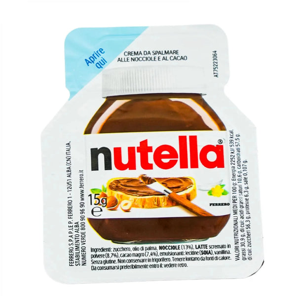 Nutella, Kakao-Haselnuss-Creme, 15 g