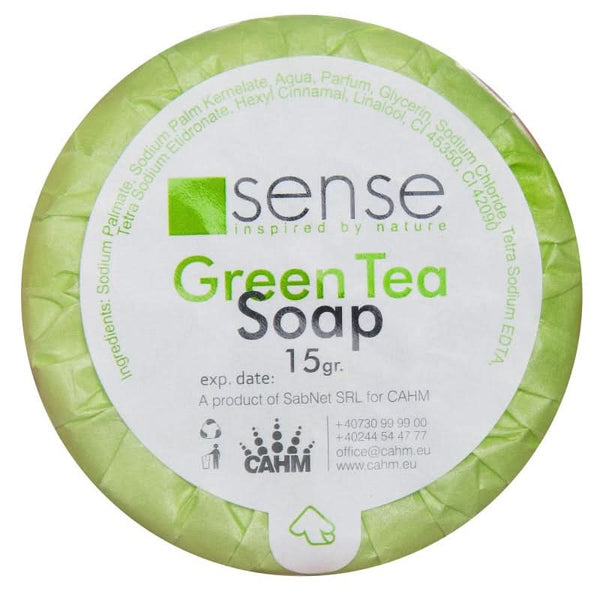 Hotelseife Sense Green Tea 15 gr, 25 Stück