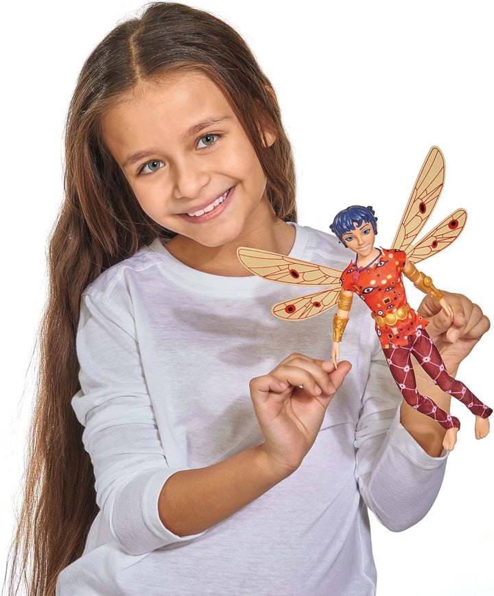 Simba 109480091 - Mia an Me Dressing Doll Mo, Elf cu aripi și picioare mobile, accesorii 6X și inel de prietenie, 24.5Cm, de la 3 ani [Exclusiv pe Amazon]
