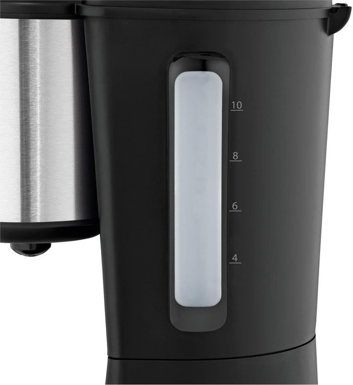 WMF Bueno filtru de cafea Cu ulcior de sticlă, filtru de cafea, 10 cești, buton start/stop, opritor de picurare, filtru pivotant, oprire automată, placă de încălzire, 1000W