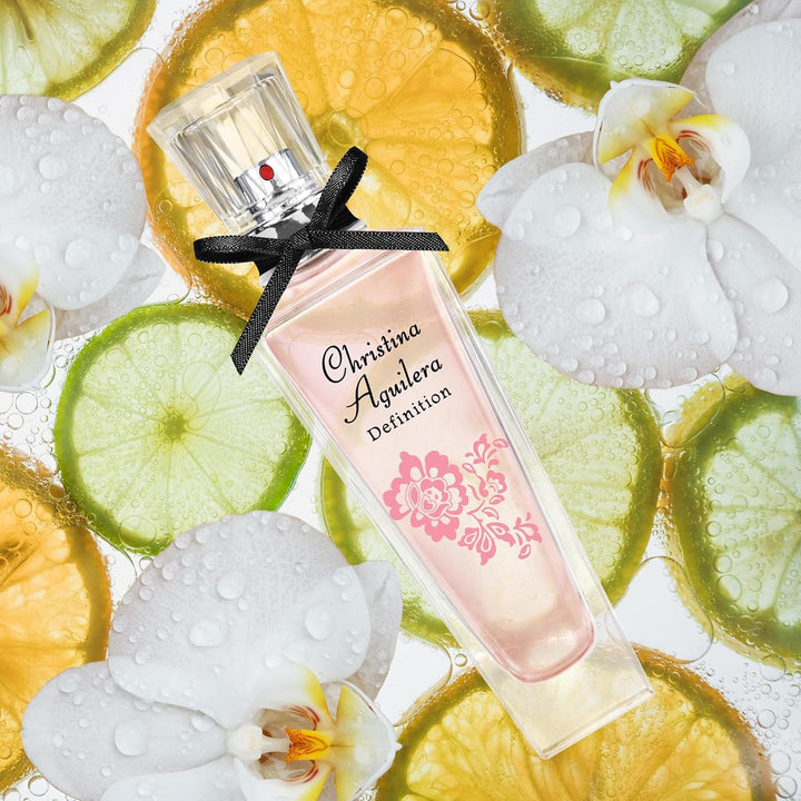 Christina Aguilera - Definition Eau De Parfum, Parfum ușor, Cu mandarină, orhidee și chihlimbar, Note florale și citrice, Parfum răcoritor, Ideal pentru vară, Parfum pentru femei - 50 ml