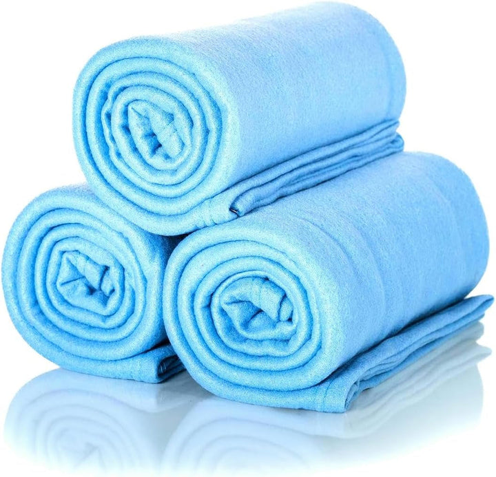 ALCLEAR 3 StÃ¼ck Oeko Tex Fleecedecken, Farbe: Anthrazit, Tolle GrÃ¶ÃŸe 130X160 Cm, Ãœber 200 G/M2, Sofadecke Couchdecke Wohndecke, Picknickdecke SofaÃ¼berwurf Decke