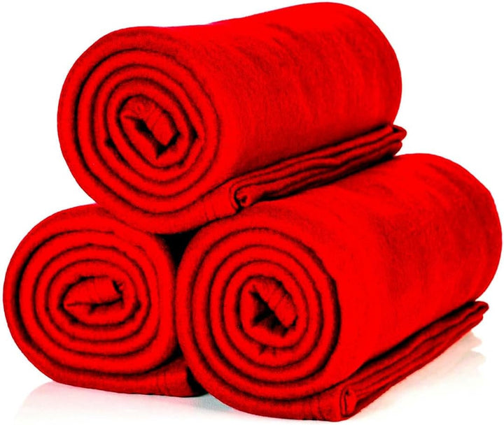ALCLEAR 3 StÃ¼ck Oeko Tex Fleecedecken, Farbe: Anthrazit, Tolle GrÃ¶ÃŸe 130X160 Cm, Ãœber 200 G/M2, Sofadecke Couchdecke Wohndecke, Picknickdecke SofaÃ¼berwurf Decke