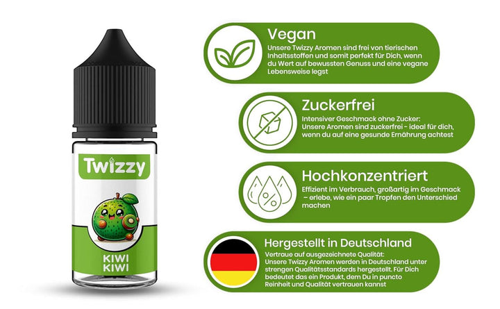 Twizzy Aroma Concentrata Kiwi, 30 ml