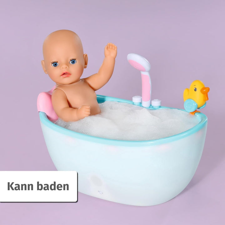 BABY Born Lena (fetiță) 36 cm, păpușă cu 7 funcții pentru copii de la 1 an, funcționează fără baterie, păpușă mare de 36 cm, 834596 Zapf Creation, roz