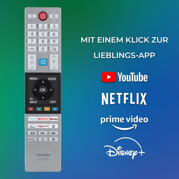 Toshiba 32LV3E63DAZ 32 Zoll Fernseher/Vidaa Smart TV (Full HD, HDR, Triple-Tuner, Bluetooth, Dolby Audio)