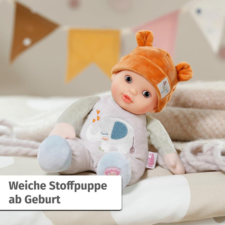 Baby Annabell pentru bebeluși Sweetie Sand 30Cm, păpușă moale 30Cm mare din țesătură cu zornăitor integrat, pentru nou-născuți, 710722 Zapf Creation