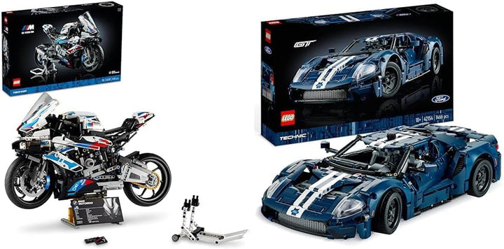 Model de motocicletă LEGO Technic BMW M 1000 RR, kit model pentru adulți, set ca un cadou pentru artizanat pentru bărbați și femei, ca decor pentru casă sau birou 42130